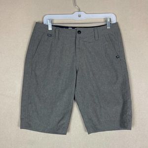 Fox Racing Shorts Adult 30 Gray‎ Chino Bike Outdoor Preppy Pockets Logo Mens
